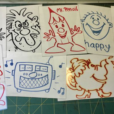 Workshop Cartoon Characters